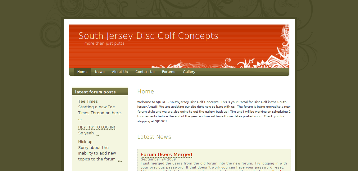 South Jersey Disc Golf Concepts (devnull)