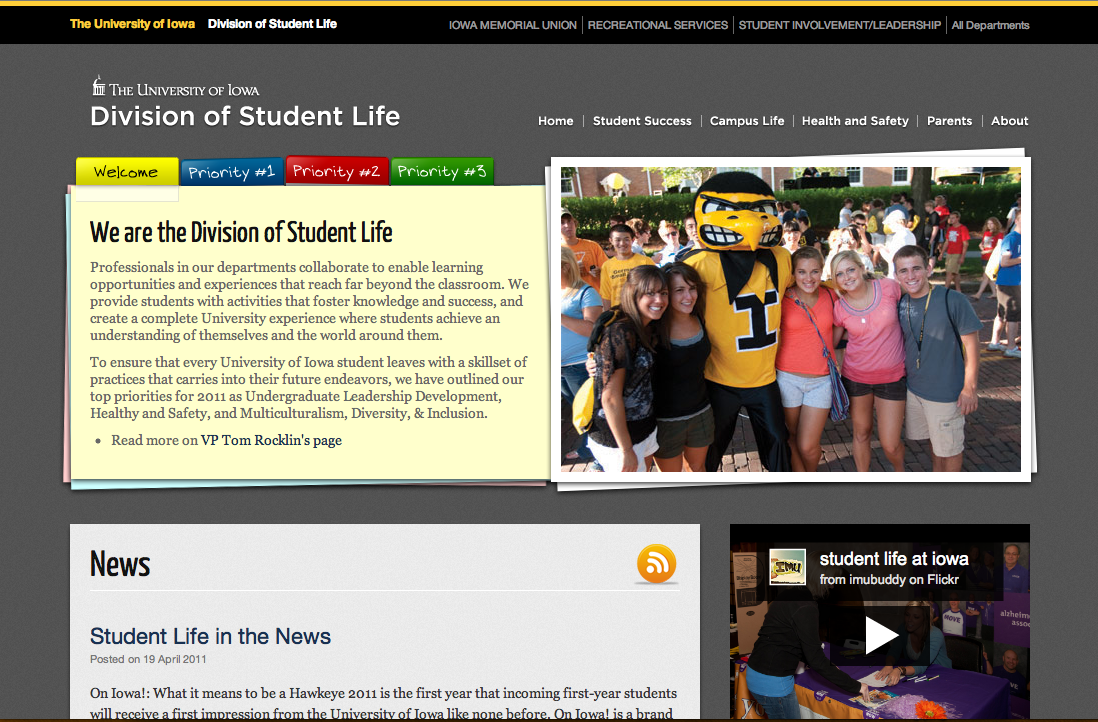 Division of Student Life (The University of Iowa) (quamsta)