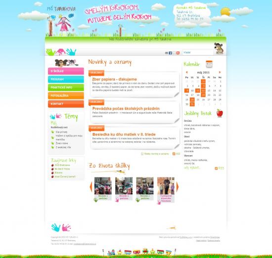 Kindergarten website (odraska)