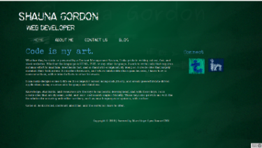 Portfolio Site of Shauna Gordon