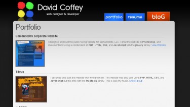 David Coffey's Professional Portfolio & Blog
