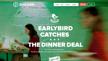 First Table - Earlybird Dinner Deals
