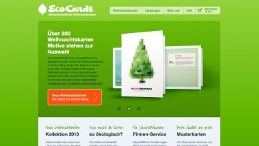 Eco-Weihnachtskarten.de Online-Shop