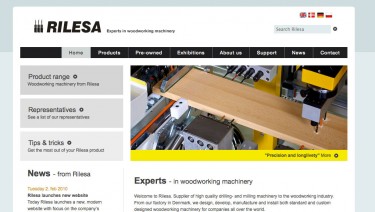 Expert in woodworking machinery - Rilesa.com