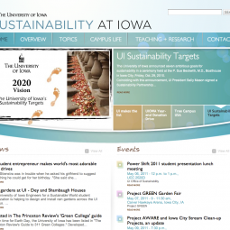 Sustainability at Iowa (The University of Iowa) 2010-03-17