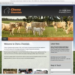 Chenu Charolais (Charolais Cattle Stud, Victoria) 2013-04-23