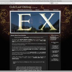 Gold Leaf Gilding by PaintnSign 2011-08-04