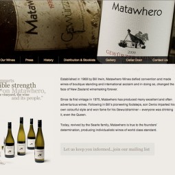 Matawhero Wines 2010-05-01