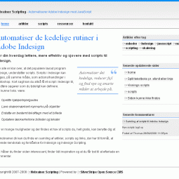 nobrainer.dk - Automating Adobe Indesign using Jav