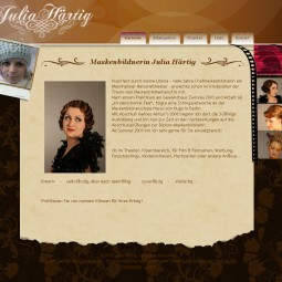Maskenbildnerin Julia Härtig 2009-05-04