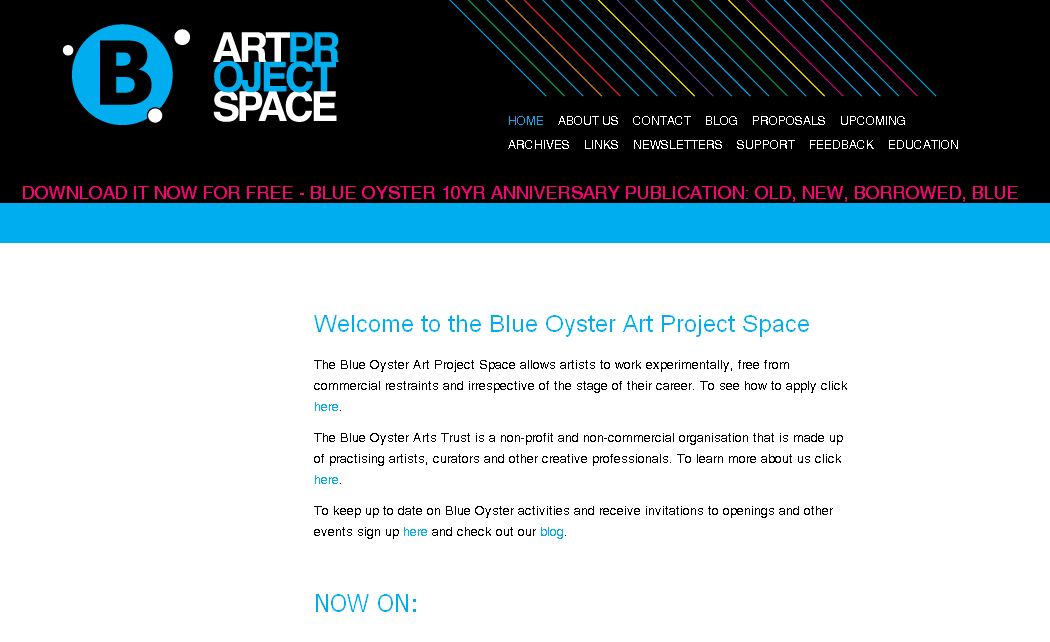 Blue Oyster Art Project Space (BlueO)