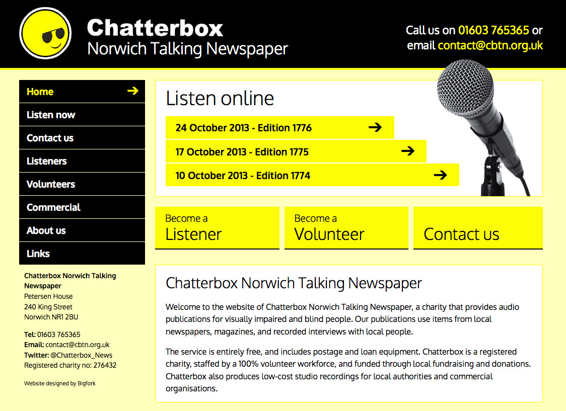Chatterbox Norwich Talking Newspaper (Bigfork)