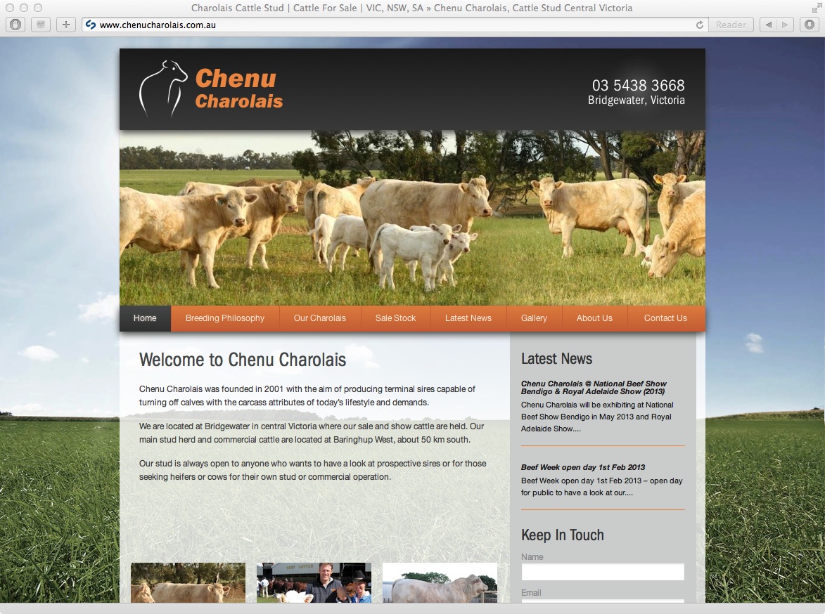 Chenu Charolais (Charolais Cattle Stud, Victoria) (vwd)