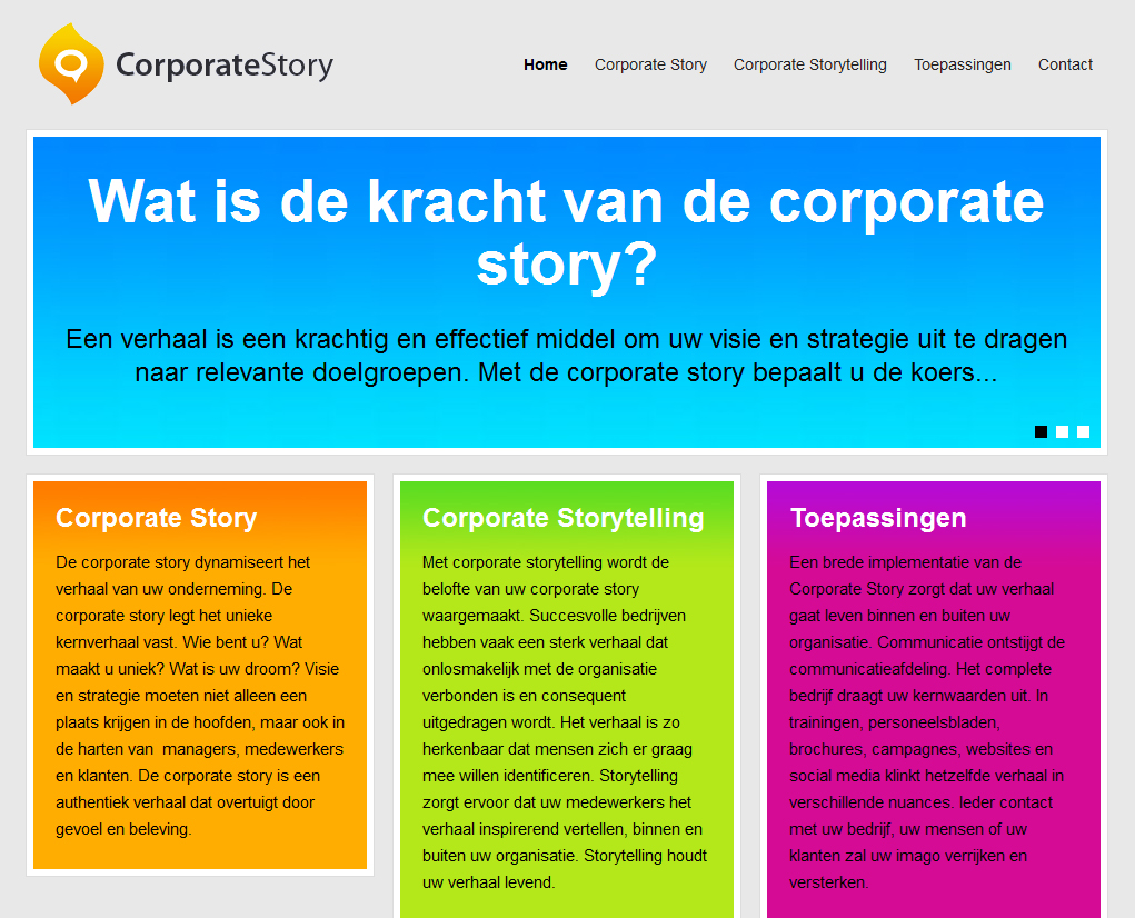 Corporate Story (bartvanirsel)