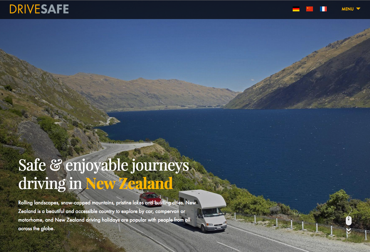 Helping the world DriveSafe in New Zealand (TimeZoneOne)
