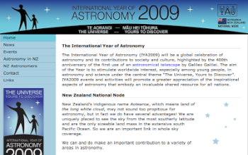 International Year of Astronomy - NZ (hendy)