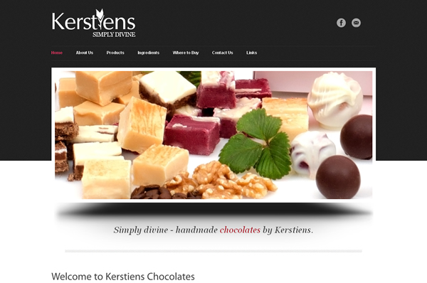 Kerstiens - Simply divine - handmade chocolates (webtonic)