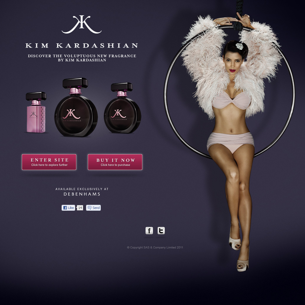 Kim Kardashian Fragrance UK (7dots Digital)