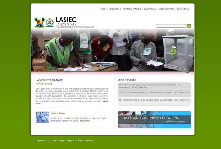 Lagos State Independent Electoral Commission Websi (Mindfusion)