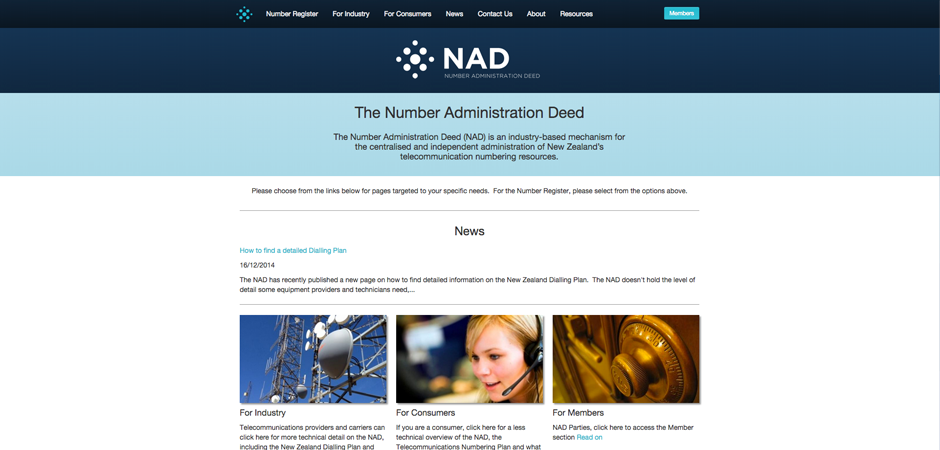 Number Administration Deed (Stripe the Web)
