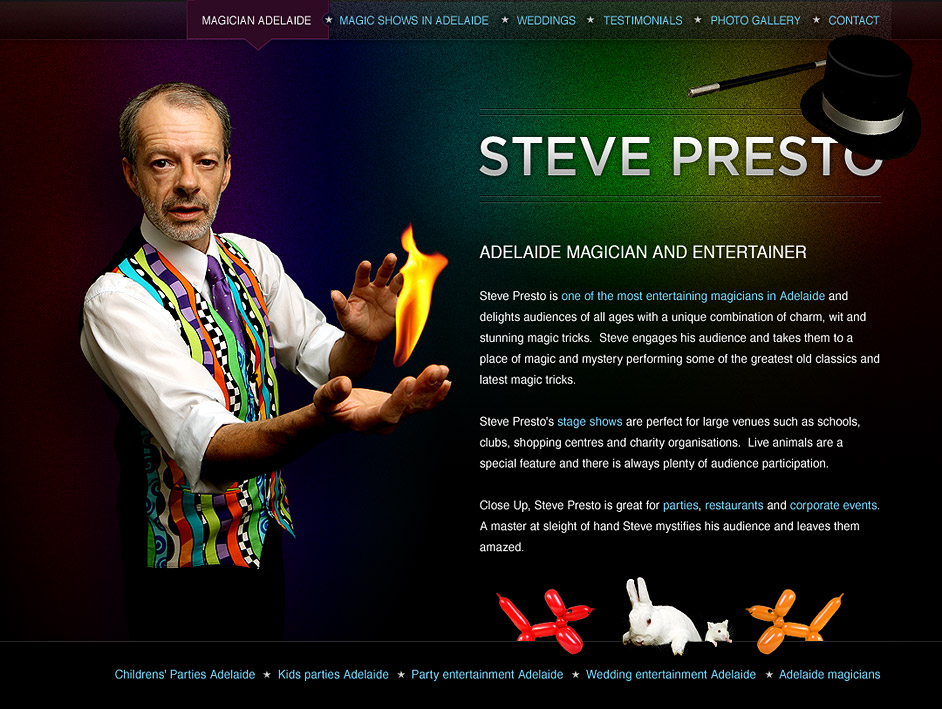 Steve Presto Adelaide Magician (JonoM)