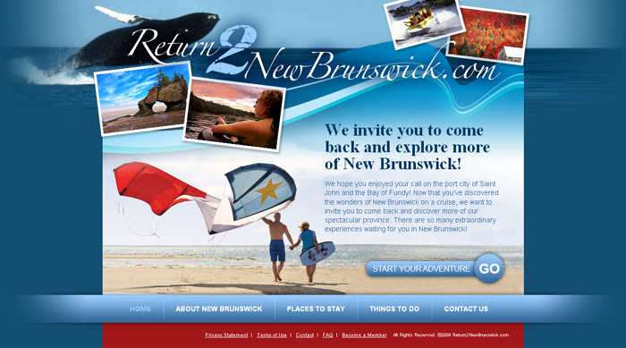 Return To New Brunswick (Net Difference - A Web Studio)