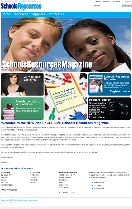 Schools Resources Magazine (Aaron Brockhurst)