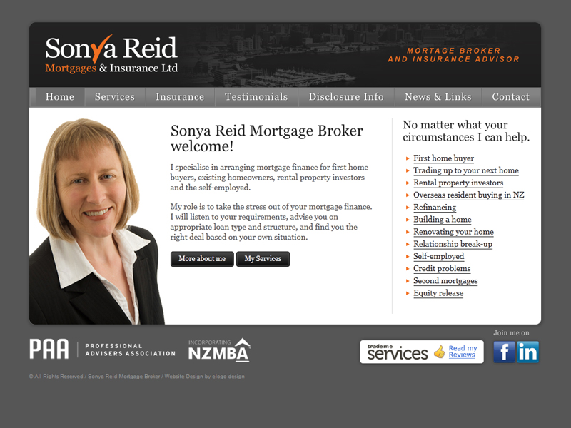 Sonya Reid - Mortgage Broker (elogodesign)