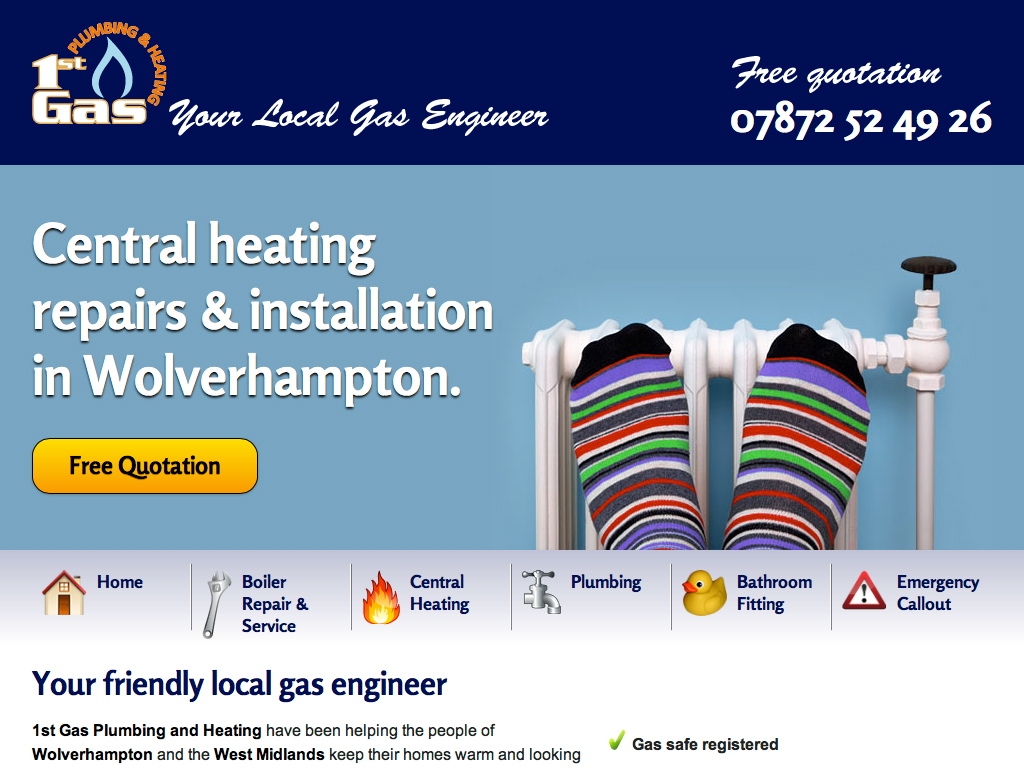 1st Gas Plumbing & Heating (bones)