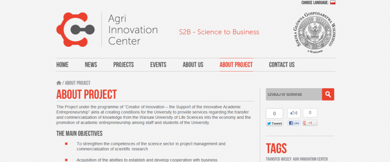 Innowacja SGGW (8balldesign)