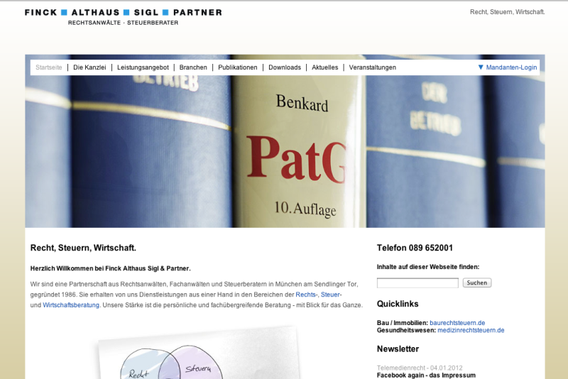 Rechtsanwälte, Fachanwälte, Steuerberater - Finck  (fabeat)