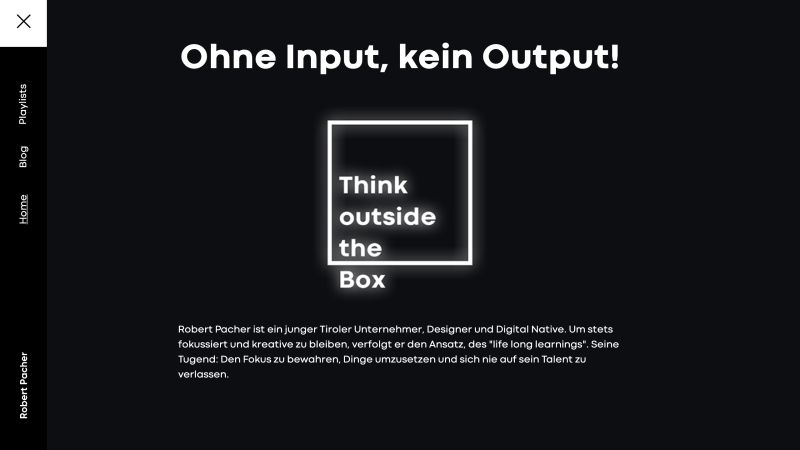 Robert Pacher Personal Website (pixelparker)