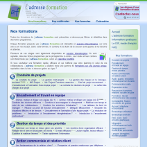 L’adresse formation