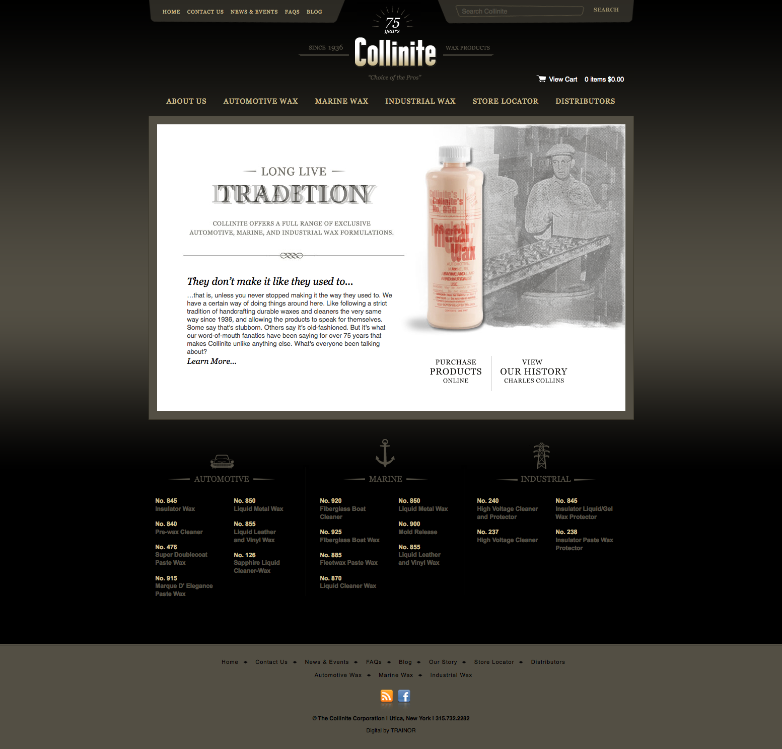 Collinite Auto, Marine and Industrial Wax Products (Trainor)