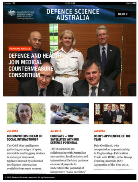 Defence Science and Technology Organisation (DSTO) (sweddell)