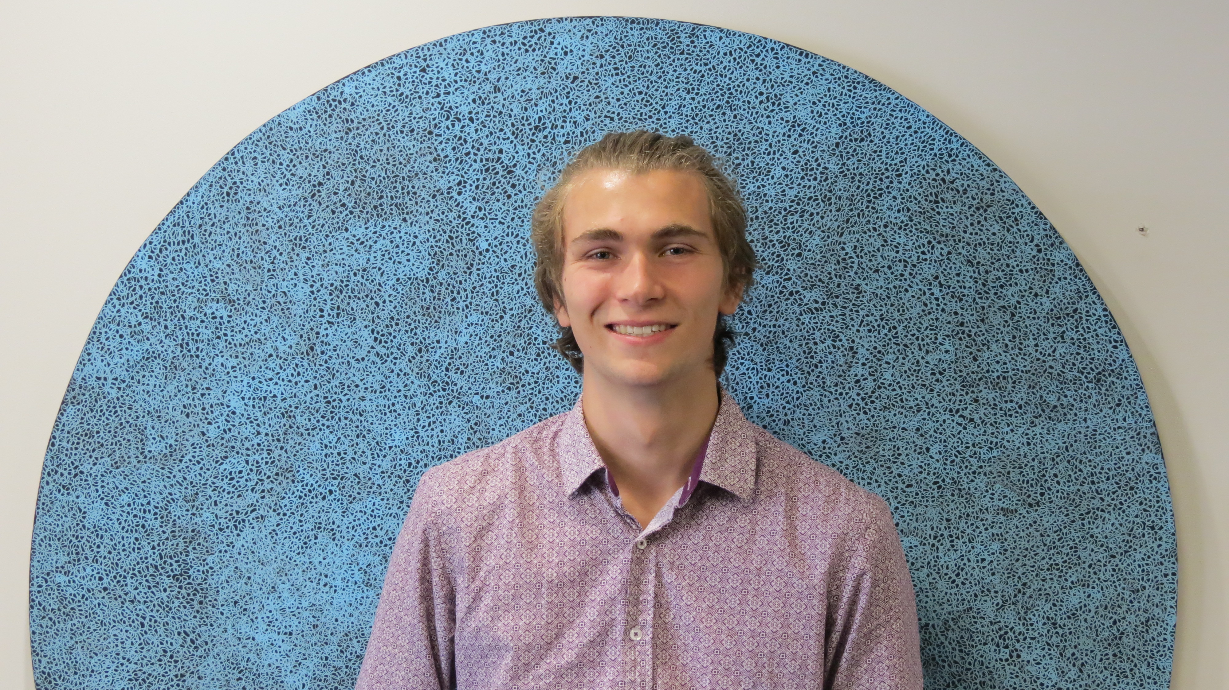 Daniel Ralphs in the SilverStripe office in Wellington