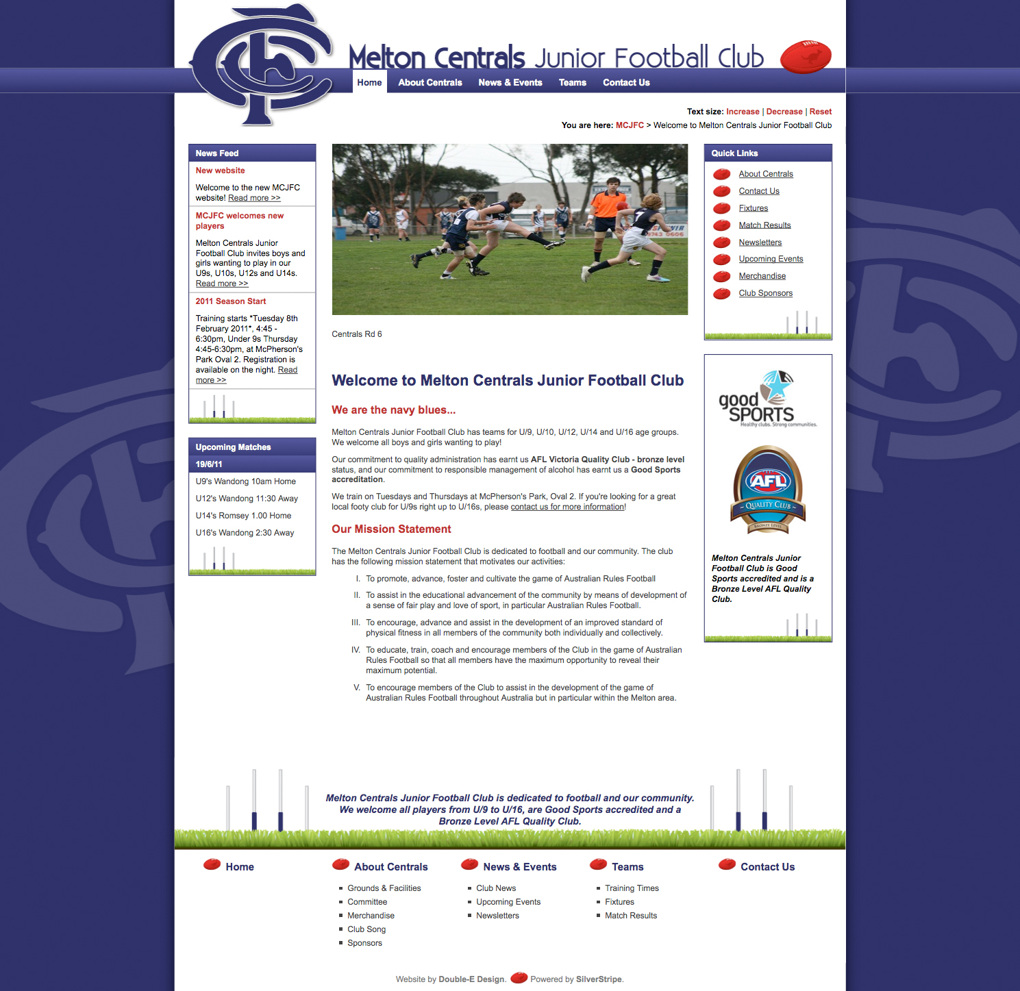 Melton Centrals Junior Football Club (doubleedesign)