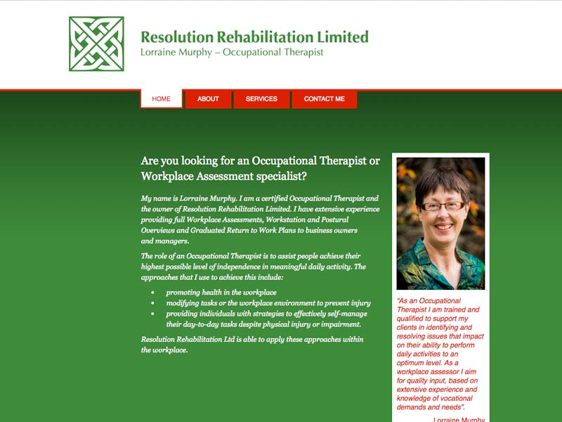 Lorraine Murphy is an experienced Occupational Therapist.  (mhdesign)