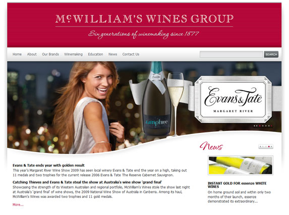 McWilliam's Wines Group (NOW/media - digital agency)