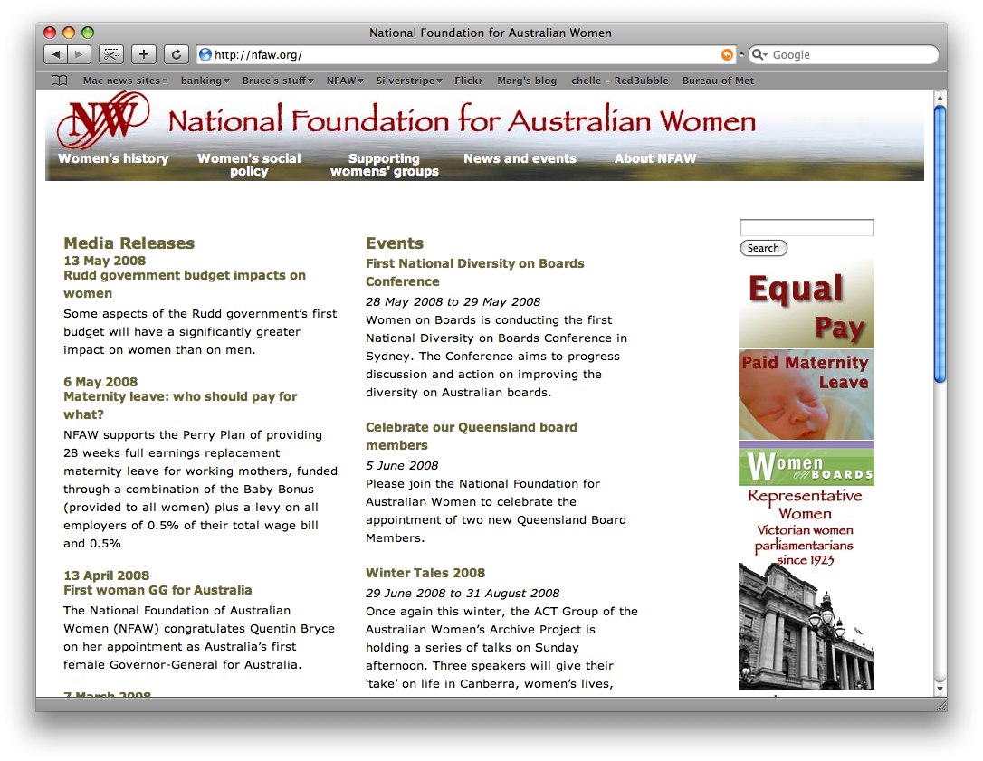 National Foundation for Australian Women (Bruce B)