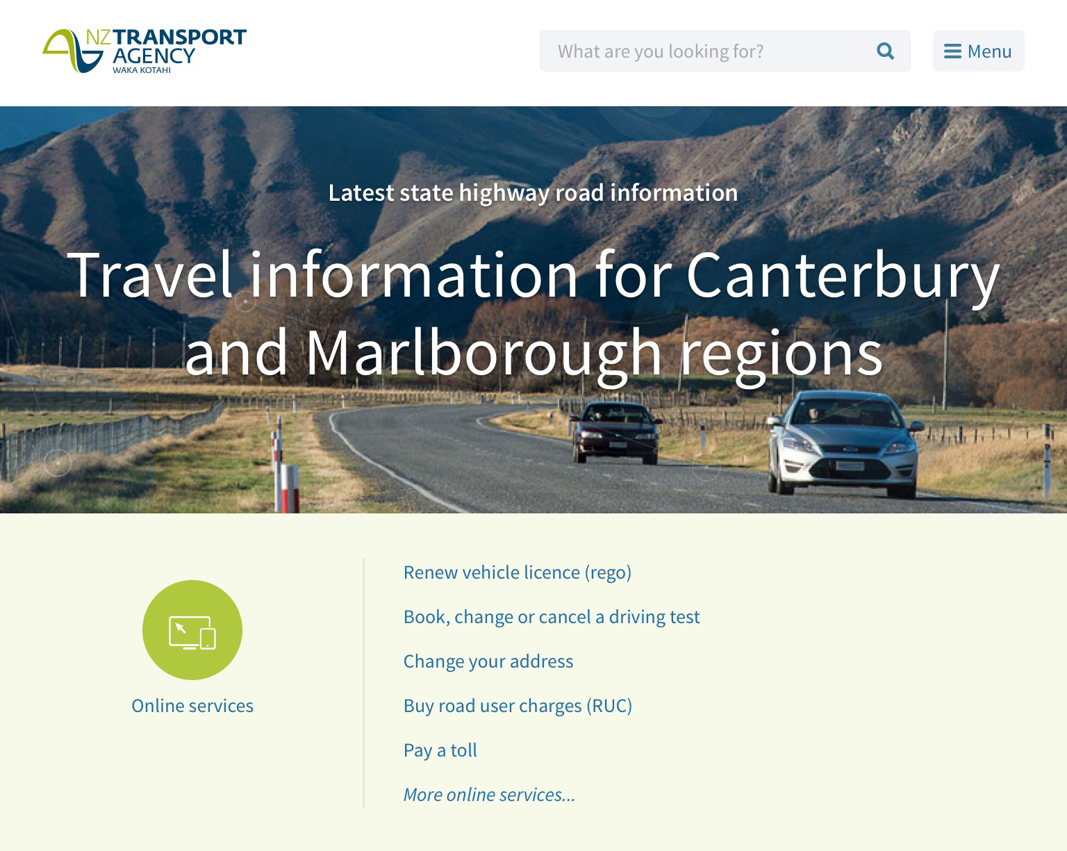 The NZ Transport Agency (SilverStripe)