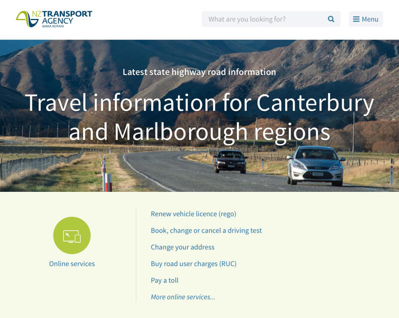 The NZ Transport Agency (SilverStripe)