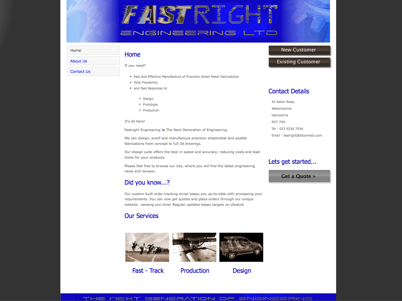 Fastright Engineering (codepotato)