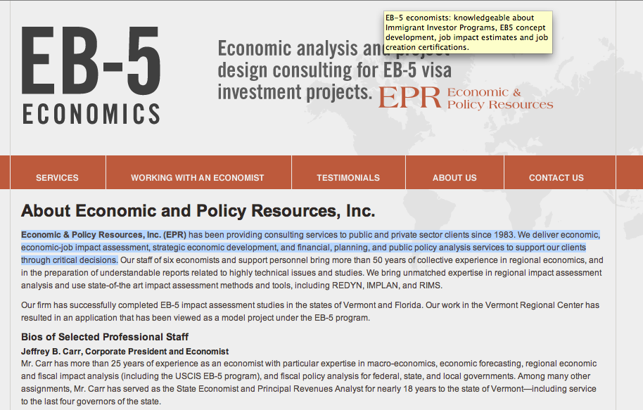 EB5 Economics ()