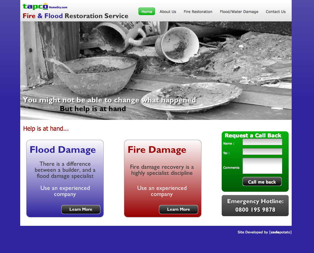 Fire Flood Restoration UK (codepotato)