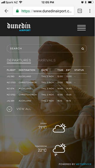 Mobile view