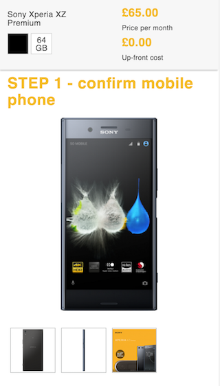 Mobile view