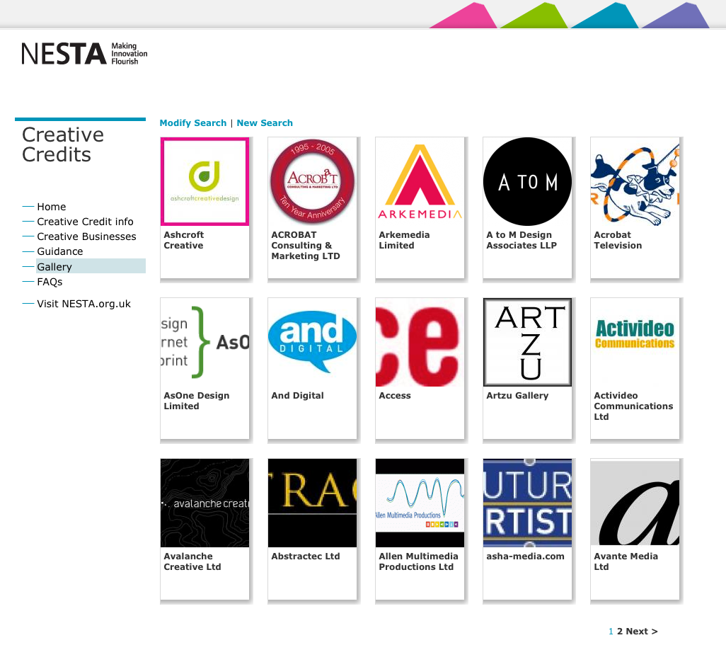 Creative Credits from NESTA (Rich@GPMD)