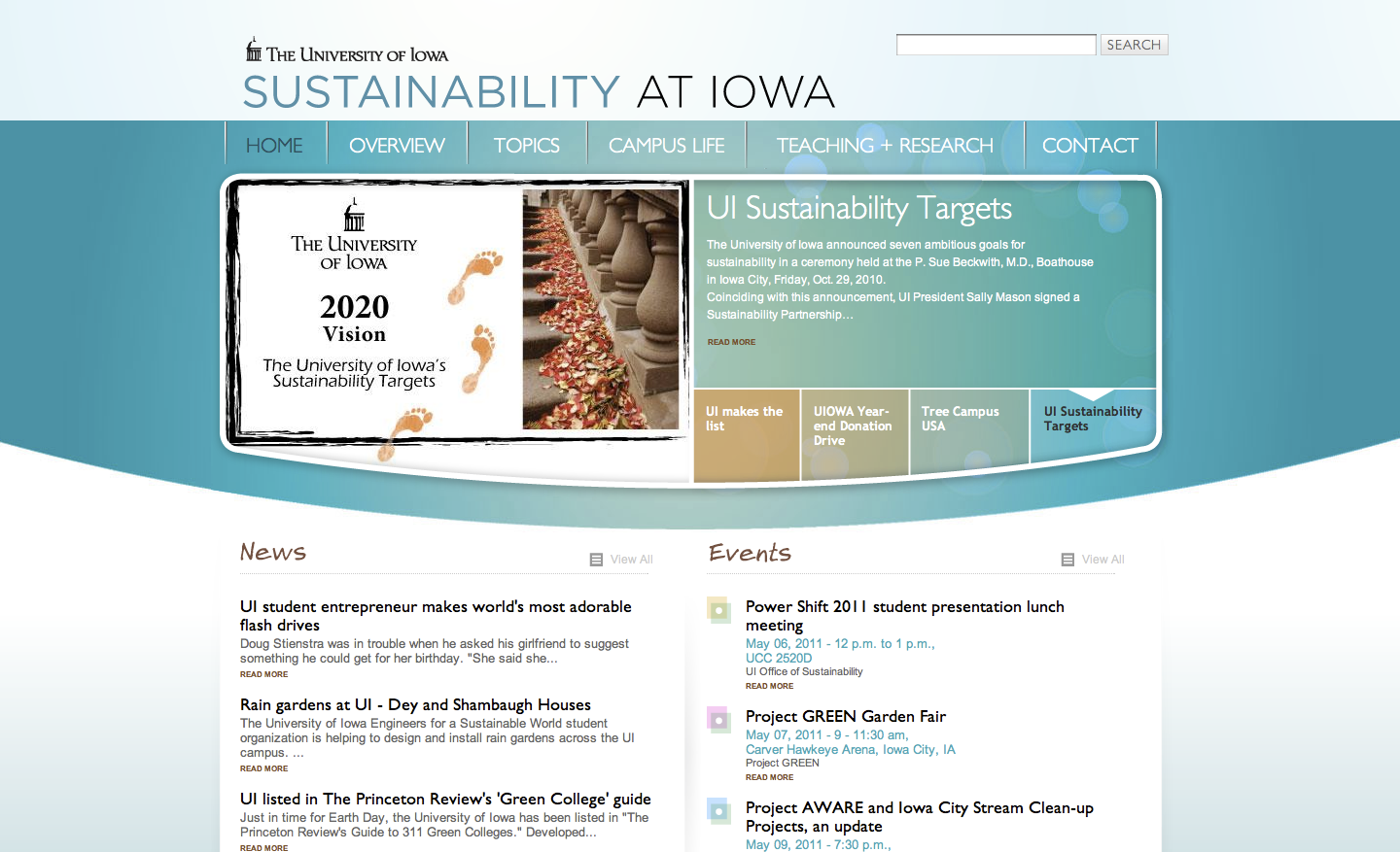 Sustainability at Iowa (The University of Iowa) (quamsta)
