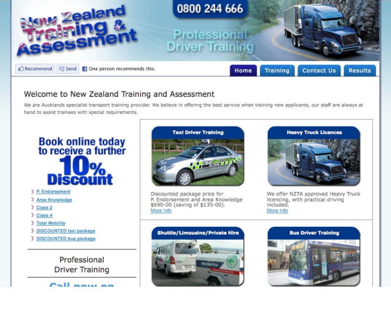 NZ Driver Training (xmark)